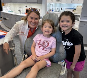 photo of dr. bird and two patients